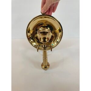 Vintage Baldwin Brass Convertible Candle Holders, Solid Brass Wall Sconces USA
